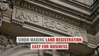 Doing Business in Sindh | Board of Revenue Sindh