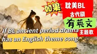 Lovers 恋人 - If BL Chinese ancient period drama has an English theme song 当耽美BL古代短剧有英文主题歌