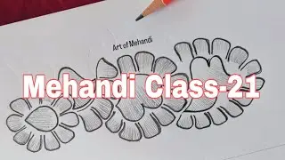 Mehandi Class -21❤️ Mehandi for Beginners ❤️Do Subscribe my channel for more upcoming classes ❤️