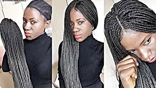 Watch Me Slay This Wig From Start To Finish | Box Braids Wig