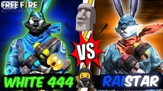 RAISTAR VS WHITE 444 ||🤯☠️ 1V1 INDIA ONE TAP KING VS#longvideo#freefire #raistarVS#white444 #video 