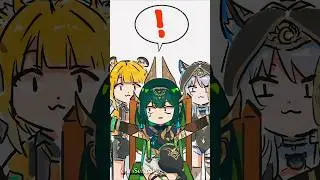 Nefer Being Surrounded By Cats And Lauma [ Genshin Impact Comic ]
