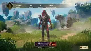 Spellbreak gameplay Red-Death-Savage stone and fire