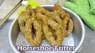 Making Horseshoe Fritter - Chinese Popular Street Food | MyKitchen101en