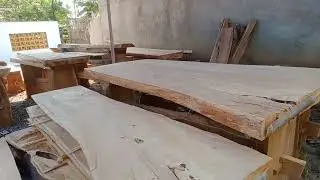 MEJA KURSI KAYU JATI ASLI UMUR 100 TAHUN# pertukangan
