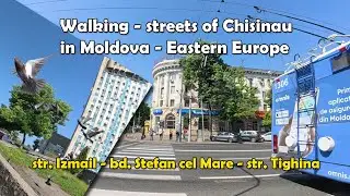 Chisinau Moldova Izmail Street, Stefan cel Mare Boulevard and Tighina Street  on June 6 2025