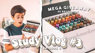 STUDY VLOG #3 T2 // GIVEAWAY DE BRUSH PENS | TiagoJLeitão