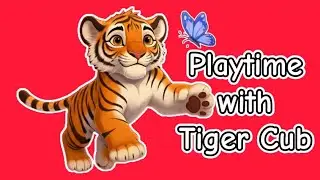 Tiger Cub's Jungle Song!🎵🐅🐯😍