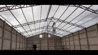 Techo dos aguas almacen