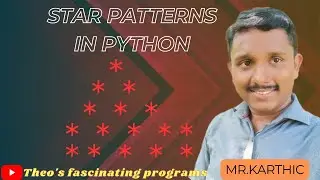 star pattern in python