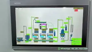 Integrated PLC Control Cabinet | Full-Screen Automatic Pellet Line