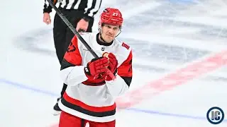 Standing O from the Winnipeg crowd for Nikolaj Ehlers during tribute video 