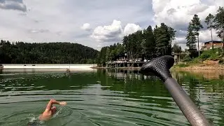 &Icirc;not &icirc;n Lacul Gozna Văliug // Ponton Casa Baraj - Yaya și retur