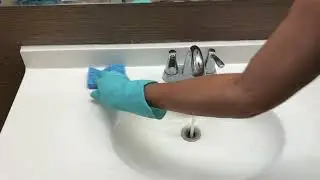 Bathroom SINK CLEANSE 🧡Sounds No Talking ASMR #asmr #asmrsounds #notalking 
