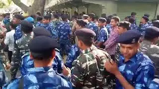 Halla bol 31 march delhi Live arrest & lathi charge by Delhi police