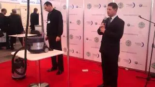Презентация пылесосов ProfiEurope на CleanExpo St.-Petersburg 2013