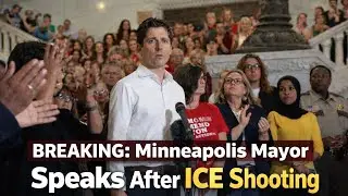 Urgent Press Briefing: Minneapolis Mayor Jacob Frey Updates on ICE & Shooting Incident