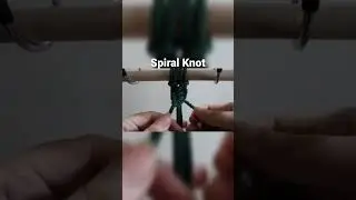 DIY: Spiral Knot #macrame #howtomacrame #shorts #macrametutorial #trending