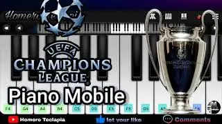 UEFA Champions League Anthem | Piano Mobile | Walkband App | Instrumental RingTone |Theme Piano 🎹⚽️🏆