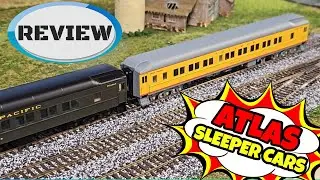 Atlas HO Master Pullman 10-1-2 Sleeper Cars Review: Detailed Passenger cars for Model Railroading!