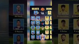 CSK vs KKR Playing 11 2025 | KKR vs CSK Match 2025 Playing 11 & Pitch Report #ipl #cskvskkr