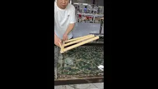 Metal round tubes use water transfer printing to replicate camouflage patterns
