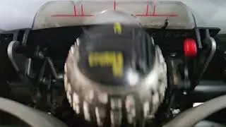 Slow motion: the IBM Selectric III type ball (golf ball) in action