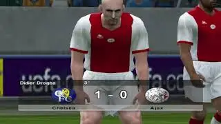 Chelsea vs Ajax , UCL , PES 6 , PES 2006 , Playstation PS2/PC