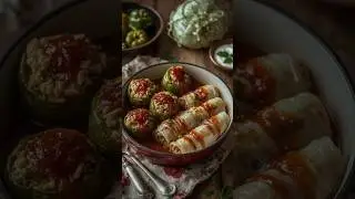 Stuffed Peppers & Cabbage Rolls Recipe 🍽️ | Juicy, Easy, Delicious