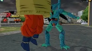 Imperfect Cell absorbs Krillin and becomes Cellin (Tenkaichi 3 Mod)