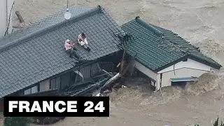 Japan: more than 100.000 people flee heavy rains and landslides, rescuers overtaken