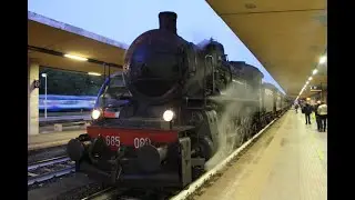 Il Treno Natura: arrivo e manovre serali a Siena.