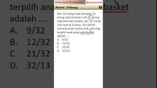 cara cepat soal peluang #matematika #maths