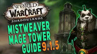 Shadowlands 9.1.5 MISTWEAVER MONK Mage Tower Guide | Talents, Gear & More - Legion Timewalking | WoW