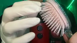 ASMR EXTREME XS small LATEX gloves brushing!