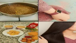 Hair Keratin Mask at Home Evening Snacks Pakistani 🇵🇰 familyinturkiye🇹🇷
