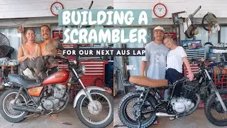 SCRAMBLER BUILD!! Building a beach bike to take around Aus - Part 1
