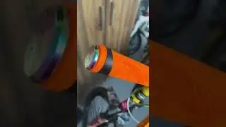 My new orange color mountain bike mtb handlebar rubber grips