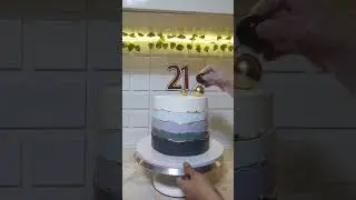 cake for 21st birthday #cake  #birthdaycake  #21stbirthdaycake #cakedesign #cakevideo