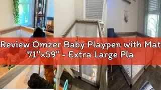 Review Omzer Baby Playpen with Mat 71