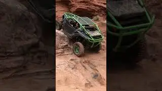 Optional climb on cliffhanger trail in Moab!#moab #sxs #canam #rzr #utv #rockcrawling