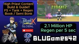 ROX Global | High Priest Guide Build | INSANE Regen / 5 Secs! 🤯 This Regen is ILLEGAL! 😱(Per 5 Secs)