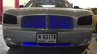 RGB Grill lights on Dodge Charger by 971 Kustoms
