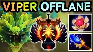🔥 NEW PATCH 7.40 VIPER OFFLANE SLOW, BREAK, DOMINATE | DOTA 2 GAMEPLAY 🔥