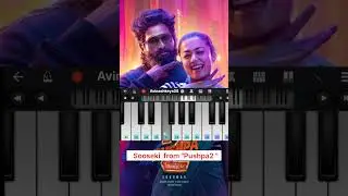 Sooseki from Pushpa2 #sooseki #alluarjun #rashmika#dspmusic #shreyaghoshal #shorts #tutorial #piano