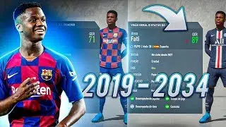 A EVOLU&Ccedil;&Atilde;O NATURAL DE ANSU FATI NO FIFA 2020!!! FIFA 20 EXPERIMENTO