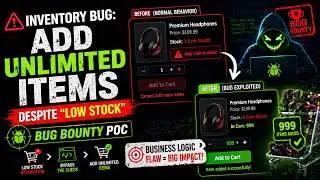 Inventory Bug: Add Unlimited Items Despite &ldquo;Low Stock&rdquo; | Bug Bounty PoC