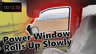 Power Window Slow to Roll Up on Ford