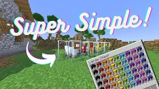 EASIEST AFK Minecraft AUTOMATIC WOOL Farm 1.21