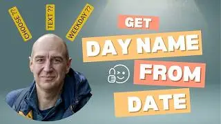 How to Get Day Name from Date in Excel (WEEKDAY + CHOOSE + TEXT)